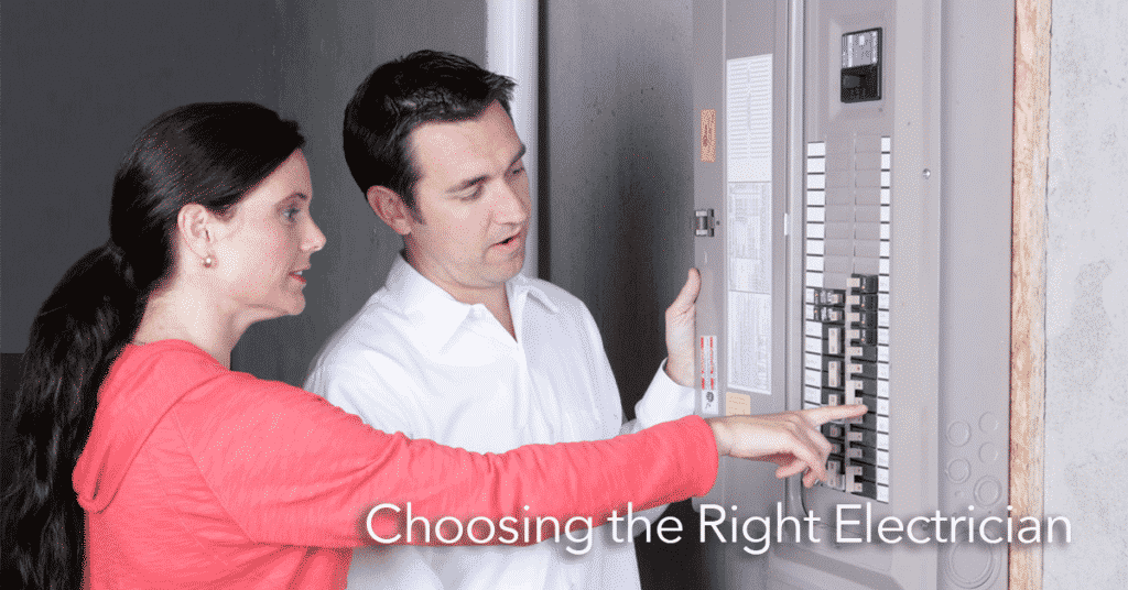 Choosing the right electrician