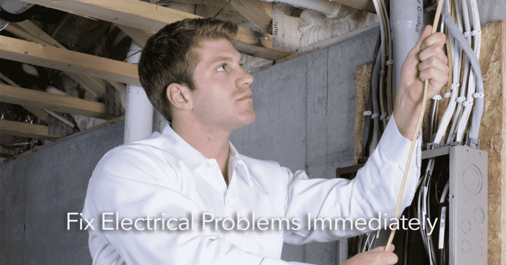 Importance of fixing electrical problems immediately