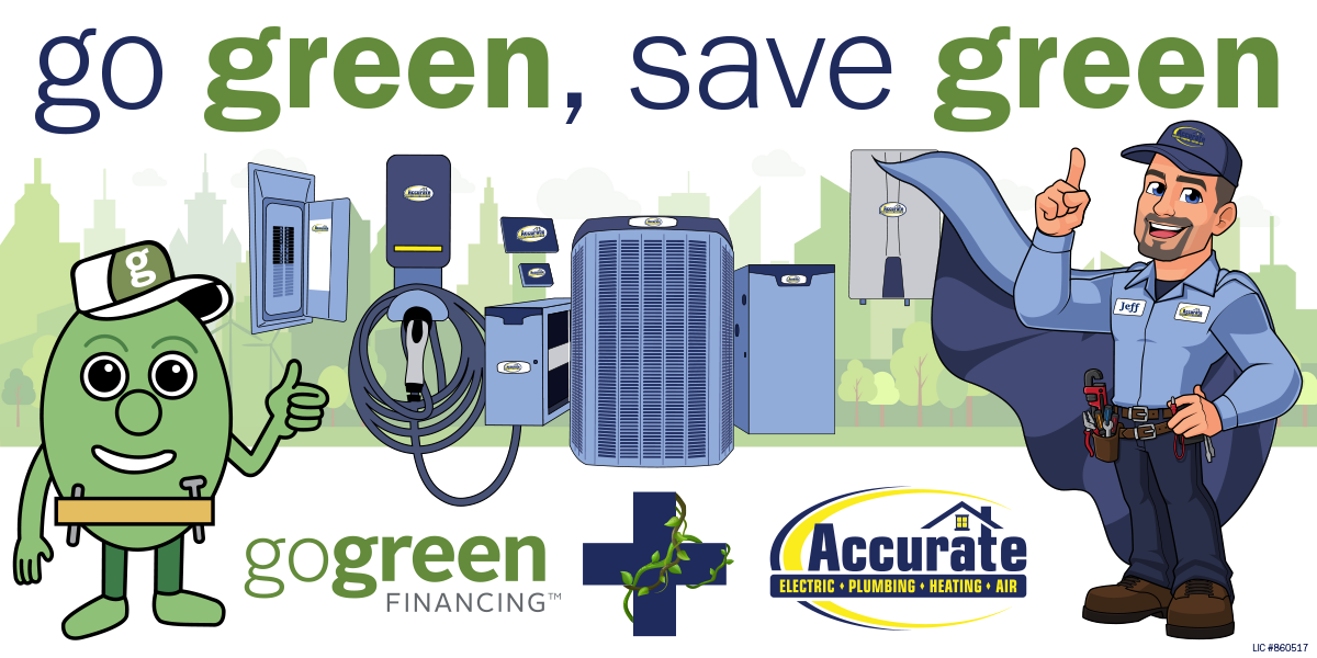 Go Green, Save Green. - CLICK FOR GO GREEN FINANCING WITH ACCURATE.