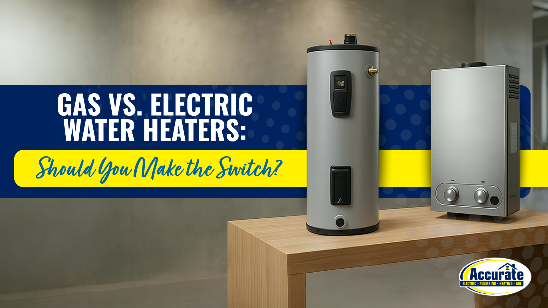 differences between gas and electric water heaters
